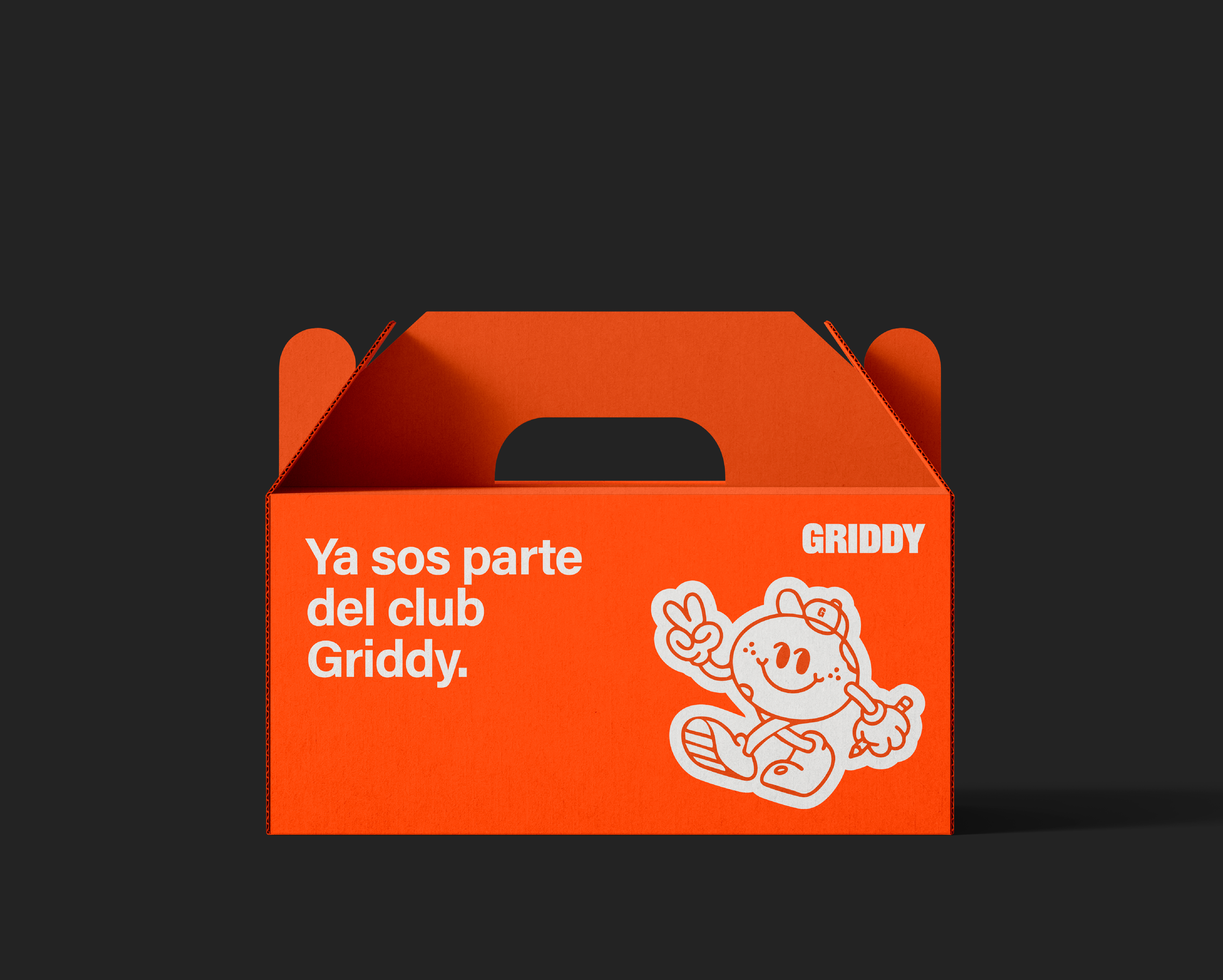 Branding y packaging Griddy Burgers